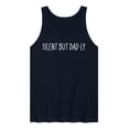 thumbnail image 1 of Instant Message - Silent But Dadly Graphic Tank Top, 1 of 5