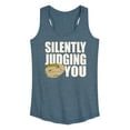 thumbnail image 1 of Instant Message - Silently Judging You - Women's Racerback Tank Top, 1 of 6
