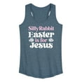 thumbnail image 1 of Instant Message - Easter Is For - Women's Racerback Tank Top, 1 of 6