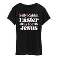 thumbnail image 1 of Instant Message - Easter Is For - Women's Short Sleeve Graphic T-Shirt, 1 of 6