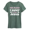 thumbnail image 1 of Instant Message - Easter Is For - Women's Short Sleeve Graphic T-Shirt, 1 of 6