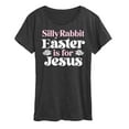 thumbnail image 1 of Instant Message - Easter Is For - Women's Short Sleeve Graphic T-Shirt, 1 of 6