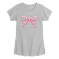 thumbnail image 1 of Instant Message - Simple Bow Toddler Short Sleeve Graphic T-Shirt, 1 of 4