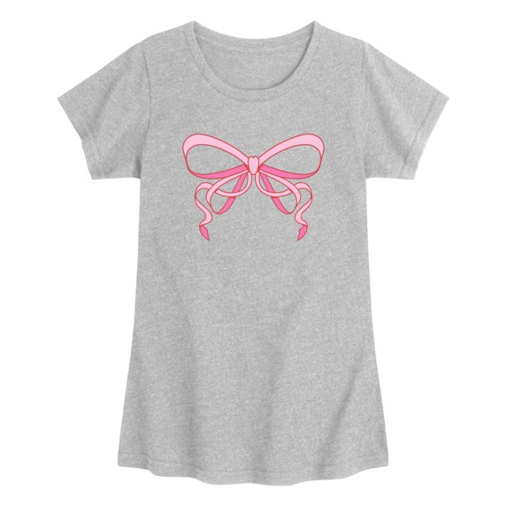 Instant Message - Simple Bow Toddler Short Sleeve Graphic T-Shirt