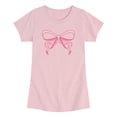 thumbnail image 1 of Instant Message - Simple Bow Toddler Short Sleeve Graphic T-Shirt, 1 of 4