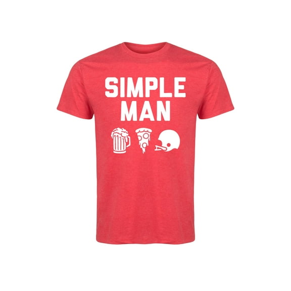 Instant Message - Simple Man - Men's Short Sleeve Graphic T-Shirt