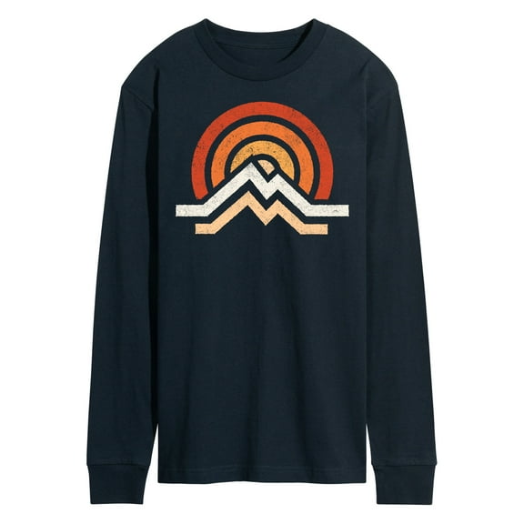 Instant Message - Simple Mountains - Men's Long Sleeve T-Shirt