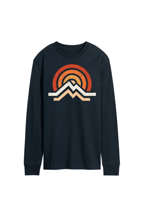 - Simple Mountains Long Sleeve Graphic T-Shirt
