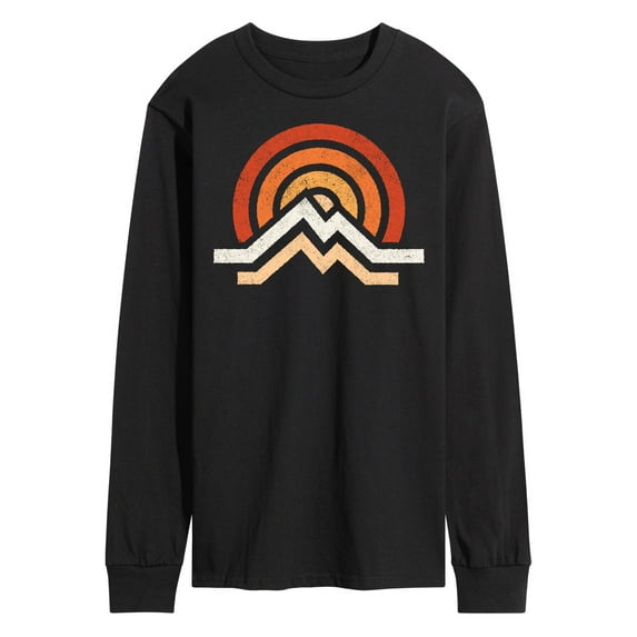 Instant Message - Simple Mountains - Men's Long Sleeve T-Shirt