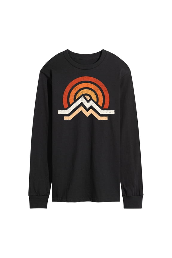 - Simple Mountains - Men's Long Sleeve T-Shirt