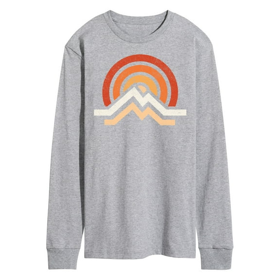 Instant Message - Simple Mountains - Men's Long Sleeve T-Shirt