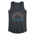 thumbnail image 1 of Instant Message - Simple Sunset - Women's Racerback Tank, 1 of 5