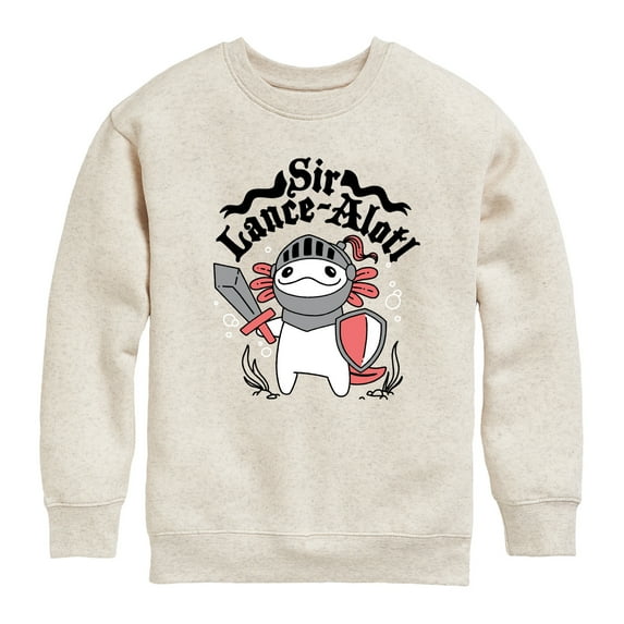 Instant Message - Sir Lancealotl - Toddler And Youth Crewneck Fleece Sweatshirt
