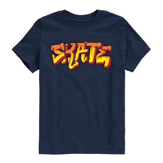 Instant Message - Skate Grafitti - Youth Boys Short Sleeve Graphic T-Shirt