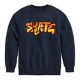 thumbnail image 1 of Instant Message - Skateboarding - Skate Graffiti - Toddler & Youth Crewneck Fleece Sweatshirt, 1 of 6