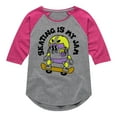 thumbnail image 1 of Instant Message - Skateboarding - Skating: My Job - Toddler & Youth Girls Raglan Graphic T-Shirt, 1 of 6