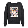 thumbnail image 1 of Instant Message - Skater Babe - Women's Lightweight French Terry Long Sleeve Shirt, 1 of 6