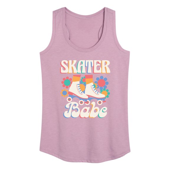 Instant Message - Skater Babe - Women's Racerback Tank Top