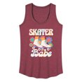 thumbnail image 1 of Instant Message - Skater Babe - Women's Racerback Tank Top, 1 of 6