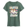thumbnail image 1 of Instant Message - Skater Babe - Women's Short Sleeve Graphic T-Shirt, 1 of 7