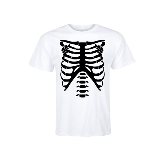 Instant Message - Skeleton Chest, Tuxedo - Men's Short Sleeve Graphic T-Shirt