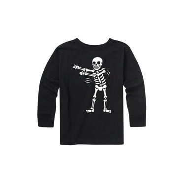 Instant Message - Skeleton Floss - Youth Long Sleeve Tee