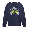 thumbnail image 1 of Instant Message - Skeleton Gamer Hands - Toddler & Youth Long Sleeve Graphic T-Shirt, 1 of 6