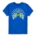 thumbnail image 1 of Instant Message - Skeleton Gamer Hands - Toddler & Youth Short Sleeve Graphic T-Shirt, 1 of 6