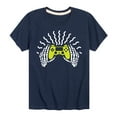 thumbnail image 1 of Instant Message - Skeleton Gamer Hands - Toddler & Youth Short Sleeve Graphic T-Shirt, 1 of 6