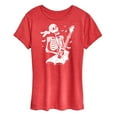 thumbnail image 1 of Instant Message - Skeleton Guitar - Women's Short Sleeve Graphic T-Shirt, 1 of 6