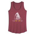 thumbnail image 1 of Instant Message - Skeleton Hand Petting Cat - Women's Racerback Tank Top, 1 of 6