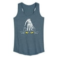 thumbnail image 1 of Instant Message - Skeleton Hand Petting Cat - Women's Racerback Tank Top, 1 of 6