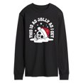 thumbnail image 1 of Instant Message - Skeleton Jolly As I Get - Men's Long Sleeve Graphic T-Shirt, 1 of 5
