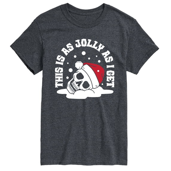 Instant Message - Skeleton Jolly As I Get Short Sleeve Graphic T-Shirt