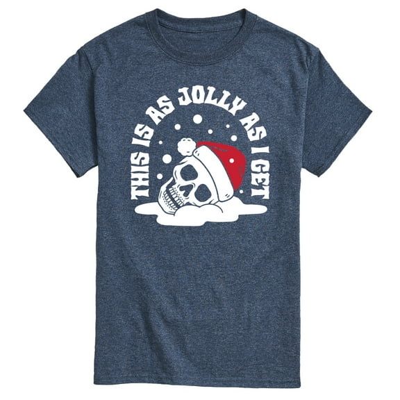 Instant Message - Skeleton Jolly As I Get - Men's Short Sleeve Graphic T-shirt