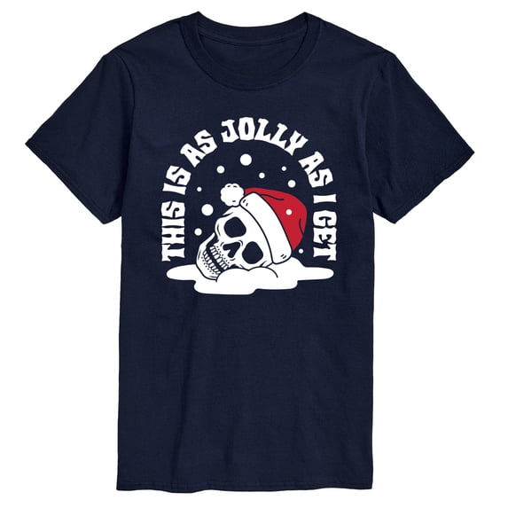 Instant Message - Skeleton Jolly As I Get Short Sleeve Graphic T-Shirt