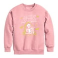 thumbnail image 1 of Instant Message - Skeleton Resting My Bones At the Tomb - Toddler & Youth Crewneck Fleece Sweatshirt, 1 of 5