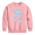 thumbnail image 1 of Instant Message - Skeletons Ride Skateboards Too - Toddler & Youth Crewneck Fleece Sweatshirt, 1 of 5
