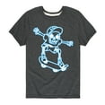 thumbnail image 1 of Instant Message - Skeletons Ride Skateboards Too - Toddler & Youth Short Sleeve T-Shirt, 1 of 6