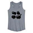 thumbnail image 1 of Instant Message - Sketched Black Cats - Women's Racerback Tank Top, 1 of 6
