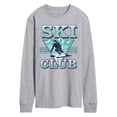 thumbnail image 1 of Instant Message - Ski Club - Men's Long Sleeve Graphic T-Shirt, 1 of 5