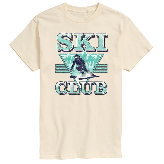 Instant Message - Ski Club - Men's Short Sleeve Graphic T-Shirt