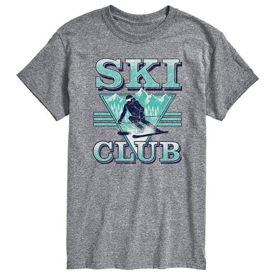 Instant Message - Ski Club - Men's Short Sleeve Graphic T-Shirt