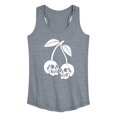 thumbnail image 1 of Instant Message - Skull Cherries - Women's Racerback Graphic Tank, 1 of 5