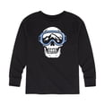 thumbnail image 1 of Instant Message - Skull Ski Goggles-Toddler And Youth Long Sleeve T-Shirt, 1 of 5