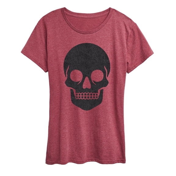 Instant Message - Skull Sparkle - Women's Short Sleeve Graphic T-shirt