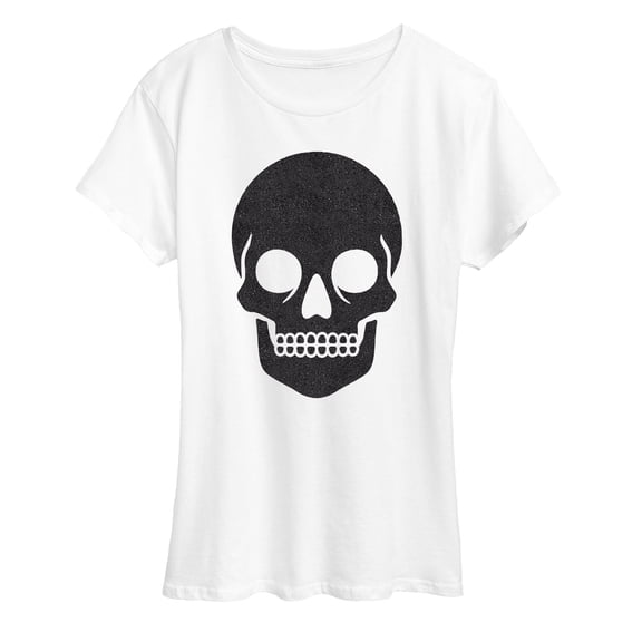 Instant Message - Skull Sparkle - Women's Short Sleeve Graphic T-shirt
