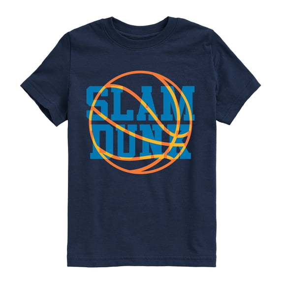 Instant Message - Slam Dunk Basketball Short Sleeve Graphic T-Shirt