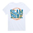 thumbnail image 1 of Instant Message - Slam Dunk Basketball Short Sleeve Graphic T-Shirt, 1 of 6