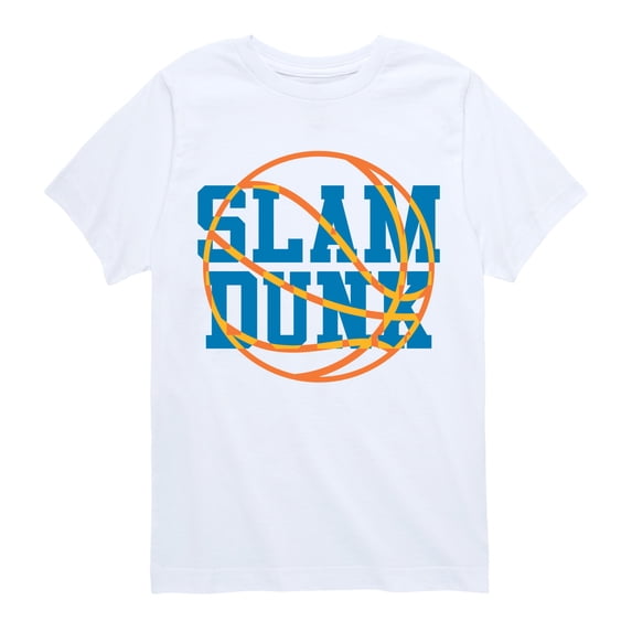 Instant Message - Slam Dunk Basketball Short Sleeve Graphic T-Shirt